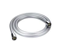 Manguera de ducha de 160 cm con protección contra torsión, YEAUPE manguera de ducha de 160 cm, conexión estándar de 1/2", flexible y resistente a las torceduras, probada en agua potable y a presión
