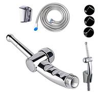 Manguera de ducha de 59 pulgadas para baño portátil con juego de limpieza de enema