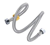 Manguera de ducha de acero inoxidable, 304 Stainless Steel Braided Shower Hose For Hot And Cold Water 1/2 Inch 50-80cm(50cm)
