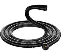Manguera de ducha de acero inoxidable de repuesto, manguera plateada de 2 m de longitud, flexible y a prueba de fugas, ajuste universal para duchas estándar