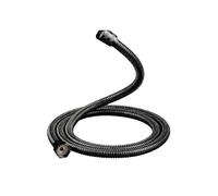 Manguera De Ducha De Alta Presión De Acero Inoxidable Negro De 1,5 M - Gran Caudal, Resistente A La Compresión