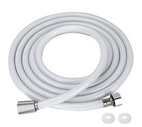 Manguera de ducha de PVC de 3 m, JatilEr universal de repuesto para manguera de ducha, tubo de ducha extra largo con 2 arandelas, no tóxico, flexible, a prueba de torceduras y fugas