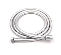 Manguera de ducha de repuesto flexible, Tubo de ducha metálico PVC for baño multicolor 1,5 a 4,0 metros(Silver,400CM)