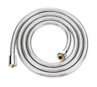 Manguera de ducha flexible de 1,5 m, manguera de ducha de acero inoxidable, antitorceduras, antiexplosión, conector de latón universal de repuesto de cable de tubería de ducha de metal