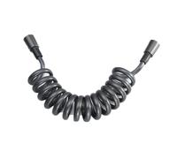 Manguera de ducha flexible, Manguera de ducha telescópica de acero inoxidable con resorte for rociador de bidé, multicolor, 45 cm-2 m(Grijs)