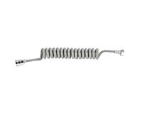 Manguera de ducha flexible para bidé y ducha, conector G1/2 de 118 pulgadas, manguera gris Teles múltiple, ideal para uso doméstico y baño.