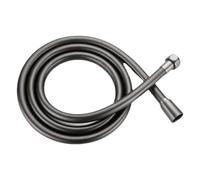 Manguera de ducha flexible PVC gris 2 m con cabezal mano, accesorio especial for baño