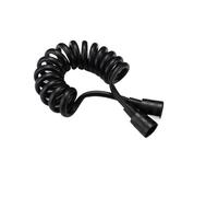 Manguera de ducha, manguera de inodoro, 1,5/2 m, estilo línea telefónica, manguera de ducha flexible con resorte, plomería de agua, inodoro, bidé, rociador, pistola, conexión de tubería, accesorio de