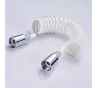manguera de ducha, Manguera de repuesto universal acero inoxidable, manguera ducha con tapa cobre, espuma for bidé, resorte telescópica 1,5 m, retráctil flexible PVC