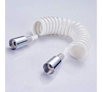 manguera de ducha, Manguera de repuesto universal acero inoxidable, manguera ducha con tapa cobre, espuma for bidé, resorte telescópica 1,5 m, retráctil flexible PVC