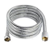 manguera de ducha, Manguera de repuesto universal acero inoxidable, tubo ducha, cabezal, junta, accesorios baño, cocina, bomba agua, tubería, estufa(Silver 3m)