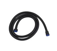 Manguera de ducha, mangueras de acero inoxidable Manguera de ducha acero inoxidable, 150cm, 200cm, negro, plateado, for calentador agua del grifo(Black,150cm)