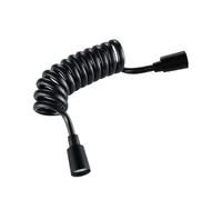 Manguera De Ducha Resorte Flexible Estilo Negro, Plomería Agua, Inodoro, Pulverizador Bidé, Pistola Conexión, Línea Telefónica Para BañO(200cm)