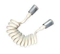 Manguera de ducha retráctil con resorte flexible de 150 cm o 200 cm, adecuada for cabezal de ducha de baño, inodoro y bidé.(200cm)