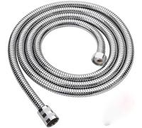 Manguera de ducha, Stainless Steel Shower Hose G1/2 Inch Multicolor Multiple Lengths(Sliver,150cm)
