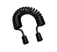 Manguera de ducha telescópica de alta calidad, diseño de resorte en espiral de rebote automático para spray de bidé, línea de agua de poliuretano a prueba de fugas para uso en baño (2 metros)