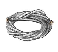 Manguera de Ducha Universal, Manguera de ducha Tubo de acero inoxidable con Estándar G1/2 Todos los Conectores de Cobre Manguera, Flexible y Resistente a las Torceduras (250cm)