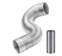 Manguera de escape de aire acondicionado: tubo de reemplazo de papel de aluminio aislado, conducto de ventilación resistente al calor, tubo de extensión flexible | Accesorio de unidad de aire acondici