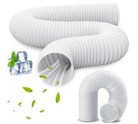 Manguera de Escape para Acondicionado, Manguera de Ventilaci, Tubo de Acondicionado, Tubo de Salida de Aire Universal, Tubo Aire Acondicionado Portatil, Manguera de Escape Universal para Secadora Aire