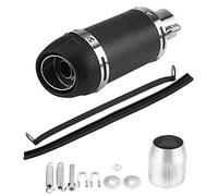 Manguera de escape silenciosa universal, cola de tubo de escape, punta de escape de acero inoxidable con DB Killer para moto Scooters