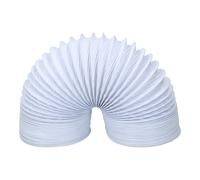 Manguera De Escape Universal 100er Sistema Redondo 2,8m PVC Blanco Para Secadora