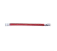 Manguera de extensión de bomba de bicicleta, para válvula, goma de alta presión y adaptador de inflador de metal, extensor de alcance flexible, para neumáticos de bicicleta, paquete de 2