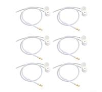 Manguera de extensión de boquilla, paquete de 6 tubos de plástico blanco de 60 cm, manguera flexible de pintura en aerosol para mantenimiento automotriz y tareas de limpieza del hogar