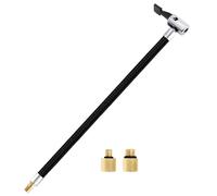 Manguera de extensión de de inflado de neumáticos, conexión de inflador de neumáticos con adaptadores para reparación de neumáticos de