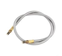 Manguera de extensión de tanque de gas de acero inoxidable de 50 cm para tubo trenzado para camping, estufa de picnic, uso (62 cm)