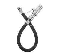 Manguera de Extensión del Inflador de Coche 12, 5mm Negra | Goma y Metal, Rosca de 12, 5mm, Diseño Compacto Portátil, Uso en Centros de Cuidado del Auto y Aventuras al Color Aleatorio