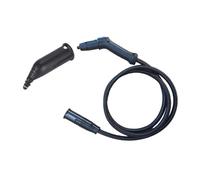 Manguera de extensión y boquilla negra limpiador a vapor compatible con Karcher SC1 (n.° de pieza: 2.863-021.0)