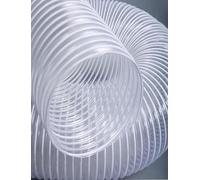 Manguera de extracción de polvo de PVC antiestática, manguera de vacío flexible transparente para recogida de polvo de taller, 11.81 pulgadas