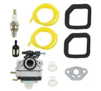 Manguera de filtro de aire de carburador para Ryobi RLT254CDSO RLT254CSEON, incluye junta, bombilla de imprimación, filtro de combustible, línea de combustible, compatible con desbrozadora RBC254SESO