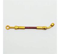 Manguera de freno 0°-28° Accesorios Para Motocicleta Tubo De Aceite Trenzado Acero Inoxidable M10 Latiguillo Freno Embrague Con Banjo Giratorio 360 grados(1000mm)