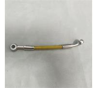 Manguera de freno 0°-28° Accesorios Universales Para Motocicletas Tubo De Aceite Trenzado Acero M8 Refuerzo Hidráulico Cable Freno Manguera Embrague(60cm)