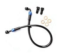 Manguera de freno 0°-90° AN3 M10 Accesorios Para Manguera De Freno Hidráulico, Embrague Y Aceite Para Motocicleta, Moto Cross, Quad, Ciclomotor Scooter, Acero(1700mm)