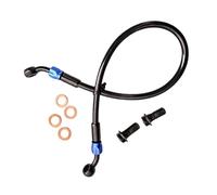 Manguera de freno 45°-45° Accesorios Para Motocicletas, Motos Cross, Quads, Ciclomotores Y Scooters. Línea Freno Hidráulico De Acero. Manguera Aceite Embrague. Tubo AN3 M10(1700mm)
