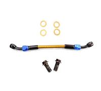 Manguera de freno Accesorios Para Motocicleta: Latiguillo Hidráulico De Freno 28° A, Cable Trenzado Acero Inoxidable, 30 Cm A 500(1000mm)