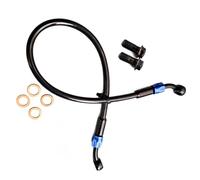 Manguera de freno Accesorios Para Motocicletas 28°-28° Tubo Aceite De Embrague Acero Manguera Línea Freno Hidráulico Moto Cross ATV Ciclomotor Scooter AN3 M10(1700mm)