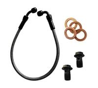 Manguera de freno Accesorios Para Motocicletas: Tubo Embrague Hidráulico, Cilindro Maestro, Aceite, Manguera Freno Trenzada 45° A 90° AN3 M10 Motocross Dirt Bike Pit(1700mm)