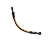 Manguera de freno AN3 10mm Motocicleta ATV Dirt Pit Bike Racing Manguera De Freno 0°-0° Tubo Embrague Hidráulico Aceite Del Cilindro Maestro Accesorios(3800mm)