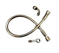 Manguera de freno AN3 Accesorios Para Motocicleta, Línea De Freno Trenzada Negra, Tubo Embrague Hidráulico, Manguera Aceite Del Cilindro Maestro, 0°-90°(3000mm)