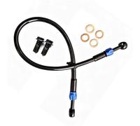 Manguera de freno AN3 M10 Manguera De Embrague Y Freno Hidráulico Acero Para Motocicleta, Moto Cross, Quad, Ciclomotor Scooter, Tubo Aceite 0°-0° Accesorios(1700mm)
