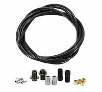 Manguera de freno de disco tipo Shimano BH90 negro - con 4 olivas, 4 pasadores,