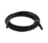 Manguera de freno de nailon trenzado de acero inoxidable para motocicleta AN3 de 20 m/65,62 pies para fluido hidráulico. conector de línea(Black 20M)