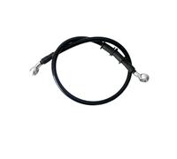 Manguera de freno hidráulico de acero de longitud universal de 400 mm a 1500 mm con cabezal banjo de 28° en ambos lados, apta for motocicletas.(Black 90CM)