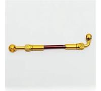 Manguera de freno Latiguillo De Freno Y Embrague M10 Para Motocicleta Con Banjo Giratorio 360°, Tubo Aceite Trenzado Acero Inoxidable, Accesorios 0° A 90°(1000mm)