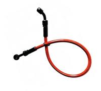 Manguera de freno Latiguillo De Freno Y Embrague Para Motocicleta 0°45° Con Banjo Giratorio, Tubo Aceite Trenzado Acero Inoxidable M10, Accesorios(1000mm)