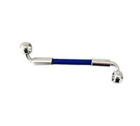 Manguera de freno Latiguillo Hidráulico Universal Para Motocicleta De 10 Mm Con Conexión Banjo, 90°-90°, Cable Trenzado, Accesorios Para Embrague Y Aceite(2800mm)