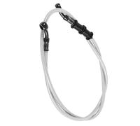 Manguera de Freno Manguera De Aceite para Freno Motocicleta 50 Cm para Embrague Acero Trenzado Herramienta Conversión Disco(Silver)